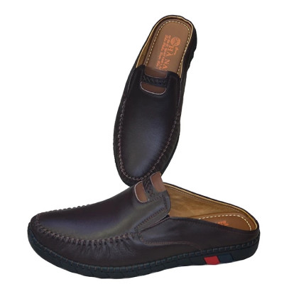 Dép Bít Mũi Nam HA NAM Da Bò Thật Cao Cấp GSB2074