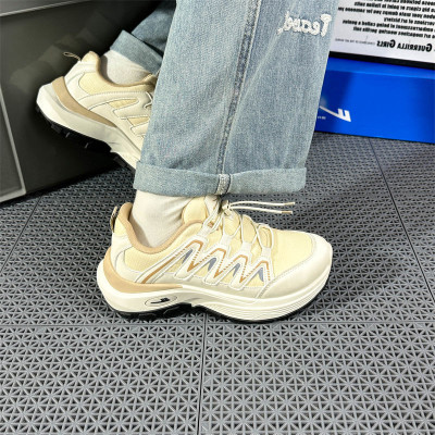 Giày thể thao nữ, giày chạy bộ đế êm nhẹ, thoáng khí đế cao su đúc, chống trơn trượt hạn chế mòn  – GNU2094