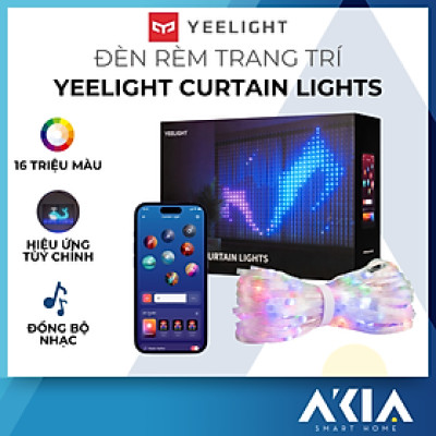 Đèn rèm trang trí Yeelight Curtain Light - 16 triệu màu, Đồng bộ nhạc, Nhiều hiệu ứng - Hàng chính hãng