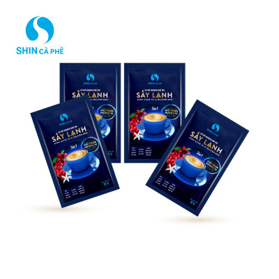 Cà phê hòa tan Arabica sấy lạnh 3 in 1 - SHIN Cà Phê - Hộp 10 gói