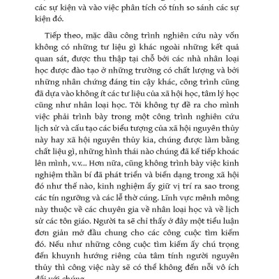 Kinh Nghiệm Thần Bí Và Biểu Tượng Ở Người Nguyên Thủy (Tb)