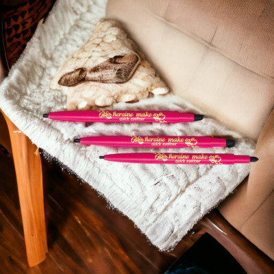 Bút Chì Sáp Kẻ Mí Mắt Không Trôi Nét Vẽ Tự Nhiên Dạng Xoay Kissme Heroine Make Quick Eyeliner (02 Màu)