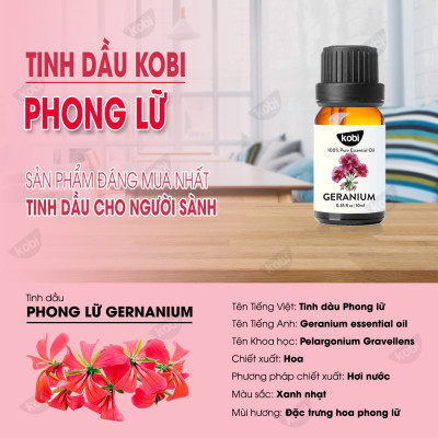 Tinh Dầu Phong Lữ Kobi Giúp Thơm Phòng, Giảm Stress, Chống Viêm Nhiễm (50ml)