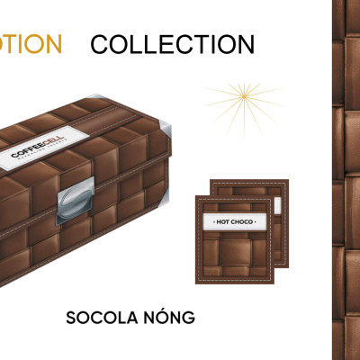 Combo 5 Gói Socola Nóng Với Nhân Sâm Trắng Thượng Hạng COFFEECELL (5 gói x 15g) - Sự pha trộn tinh tế giữa Socola mượt mà và cà phê Arabica chọn lọc - Hàng Chính Hãng