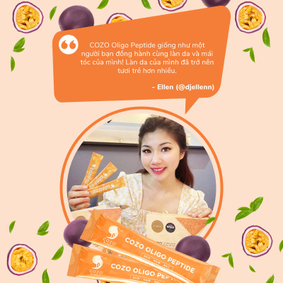 Bột Peptide COZO Oligo Peptide Giúp Tăng Cường Sản Xuất Collagen, Chống Lão Hóa, Làm Trắng Da và Dưỡng Ẩm 