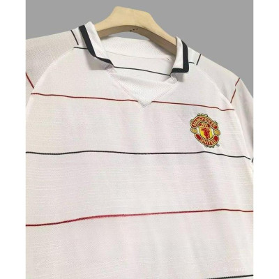 Áo Bóng Đá Retro Manchester United 2003 - Sân Khách Thứ 3 bản cao cấp vải Cotton Polyester