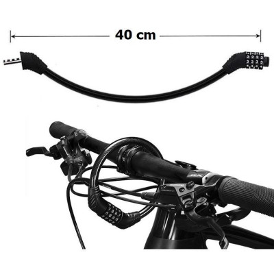 Khóa Dây Xe Đạp Chống Trộm Mật Mã 4 Số Lõi Thép Chống Cắt cao cấp