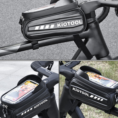 Túi treo sườn xe đạp vỏ cứng chống nước Kiotool đựng điện thoại