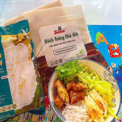 Bún tươi khô Shammi túi 400g (bún tươi sấy khô hàng xuất khẩu không chất bảo quản, không hàn the)