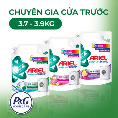 Nước Giặt ARIEL Cửa Trước Hương Downy Nắng Sớm Túi 3.9 KG