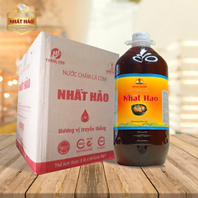 Nước chấm cá cơm Nhất Hảo - Thùng 4 bình 5 lít