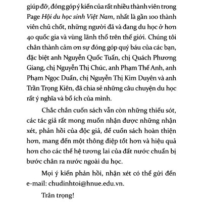Hành Trang Du Học - (Tái Bản 2021)