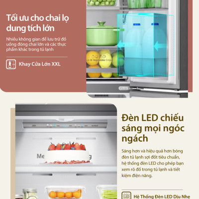 Tủ lạnh Hisense Inverter 4 cửa RQ768N4EW-KU 609L tiết kiệm điện, bảo hành 3 năm - HÀNG CHÍNH HÃNG