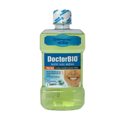 Nước Súc Miệng DoctorBIO - Kháng Khuẩn Miệng, Họng, Hơi Thở Thơm Mát