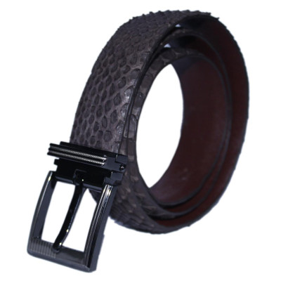 HJ5301-02-03-09 - Dây thắt lưng nữ da trăn Huy Hoàng 2,5P màu đen, nâu, da nguyên thủy, trắng