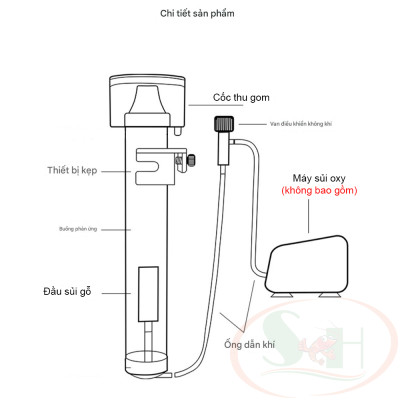 Máy tách bọt Wajababy Protein Separator Skimmer lọc vệ sinh bể san hô cá biển
