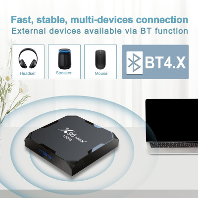 Android Tivi Box X96 Max plus ultra S905X4 Ram 4G Rom 32G Wifi Kép Có Bluetooth Cài Sẵn Ứng Dụng Xem Phim HD Và Truyền Hình Cáp miễn phí vĩnh viễn - Hàng Nhập Khẩu