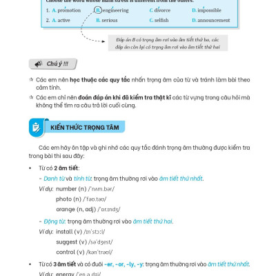 Giải Thích Và Ôn Luyện Chuyên Đề Tiếng Anh Thi Vào Lớp 6 Trường THCS Chất Lượng Cao