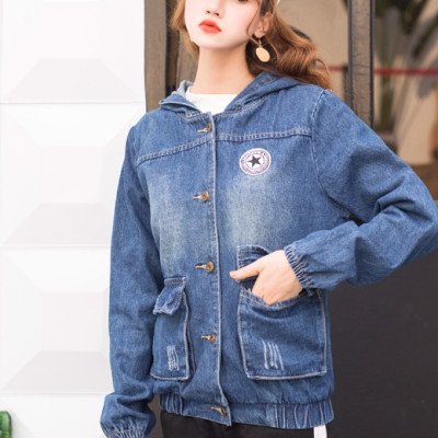 Áo khoác jean nữ Titishop NT106