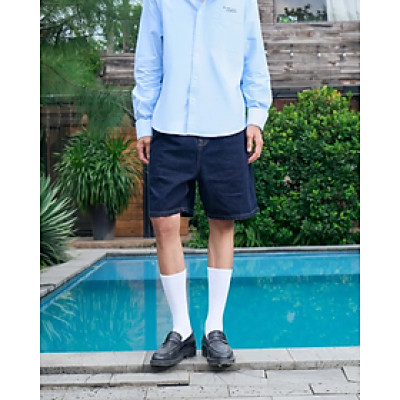 Quần short denim nam (Quần short jean) Form Loose - RT 10S25DPS005 | ROUTINE CÀ MAU