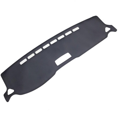 Thảm taplo ô tô Toyota Rush 2019  loại da vân cacbon chống nắng, chống nứt vỡ taplo, thảm taplo Toyota Rush