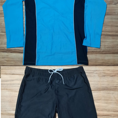 Bộ Đồ Bơi Nam Dài Tay Thun Lạnh