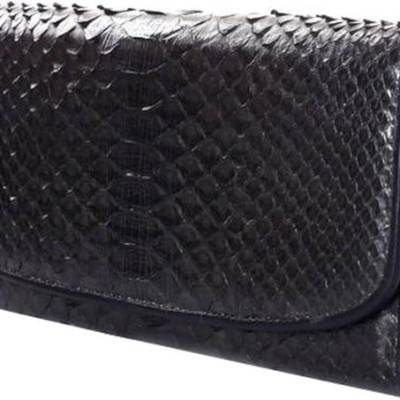 Ví Nữ Da Trăn Huy Hoàng HT3302 (19 x 11 cm) - Đen