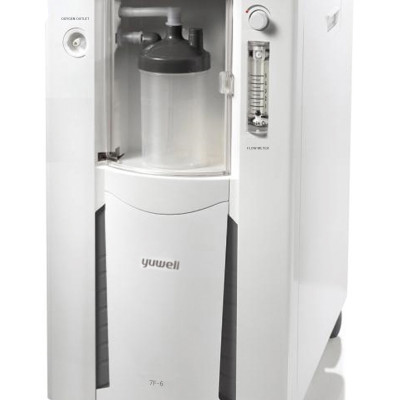Máy Tạo Oxy Y Tế Tại Nhà Yuwell 7F-6 / 7F-6W  - Oxy Tinh Khiết Đạt Tiêu Chuẩn Y Tế 93% - Lưu Lượng Tối Đa 5 L/phút - Hỗ Trợ Bệnh Nhân Suy Tim, Suy Phổi, Rối Loạn Hô Hấp