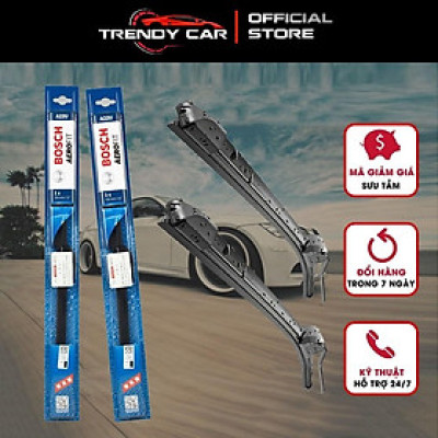 Gạt Mưa Bosch Siêu Bền Thân Mềm Không Xương - Gạt Mưa Ô Tô Silicone Loại  Cao Cấp Thương Hiệu Đức Độ Bền Cao