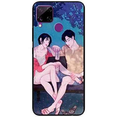 Ốp lưng dành cho Realme C15 mẫu Cặp Đôi Chill