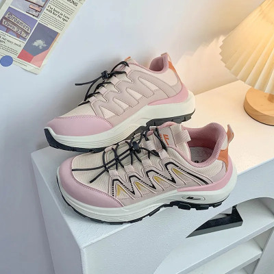 Giày thể thao nữ, giày chạy bộ đế êm nhẹ, thoáng khí đế cao su đúc, chống trơn trượt hạn chế mòn  – GNU2094