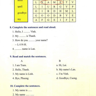 Vở Thực Hành Tiếng Anh Lớp 3