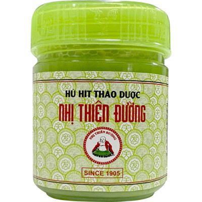 Hũ hít thảo dược Nhị Thiên Đường 17g - (01 Hũ/ 02 Hũ/ 03 Hũ/ 04 Hũ/ 05 Hũ/ 06 Hũ) - Hàng chính hãng