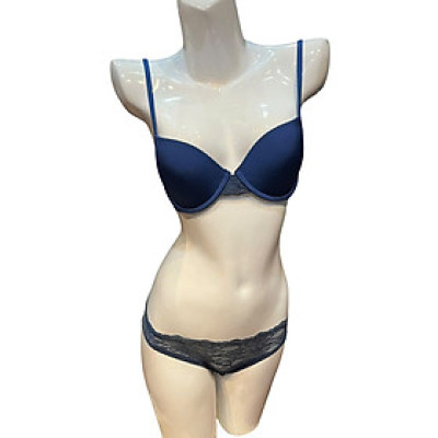 Bộ đồ lót Vic trơn mút nhẹ cotton mút mỏng quần nguyên mông