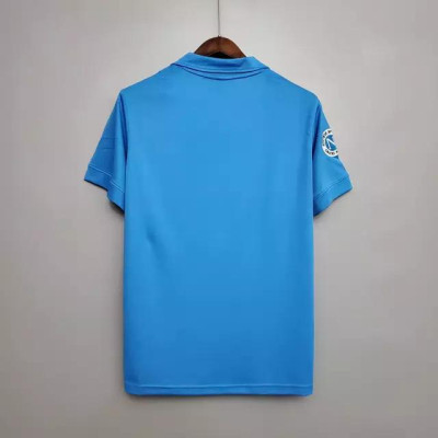 Áo Bóng Đá Retro Napoli 1987/1988- Sân Nhà bản cao cấp vải Cotton Polyester