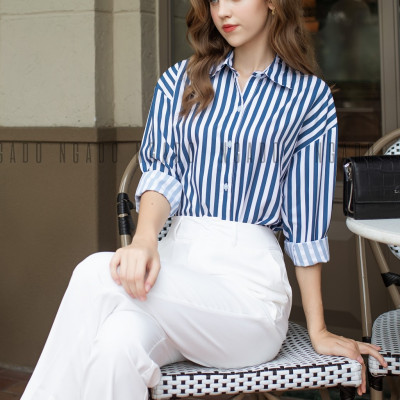 Quần trắng ống suông NGADO