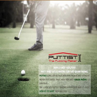 Thảm Putting Laser đo khoảng cách Puttist