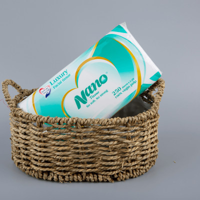 MUA 5 TẶNG 1 Combo 5 gói khăn giấy rút lụa Nano 250 tờ 2 lớp, giấy ăn cao cấp, không chất tẩy trắng, an toàn cho người dùng