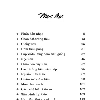 Kinh Nghiệm Trồng Tiêu - Vanlangbooks