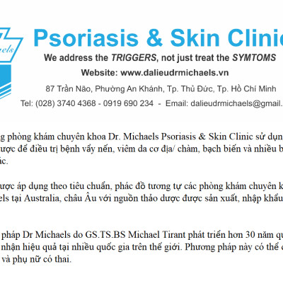 Tinh dầu dưỡng ẩm da Dr Michaels Skin Conditioner 200ml (Dành cho da Vẩy nến, Nấm da đầu và Gàu) ( Australia )