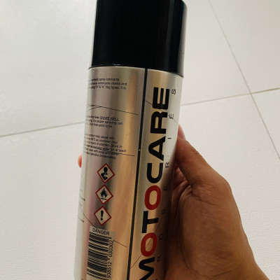 Chai xịt dưỡng sên chống văng, sên phốt cao su Thunder Sticky Chain Lube 400ml xịt đậm đặc, kháng nước và chống bám bụi