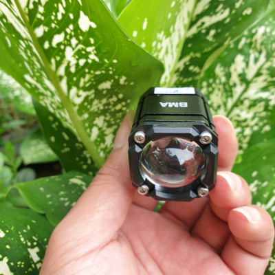 (LOẠI TỐT) Đèn led trợ sáng xe máy 2 màu cốt pha B.M.A bi cầu bản đặc biệt 4 chế độ mẫu mới hàng víp siêu gom , phụ kiện xe máy