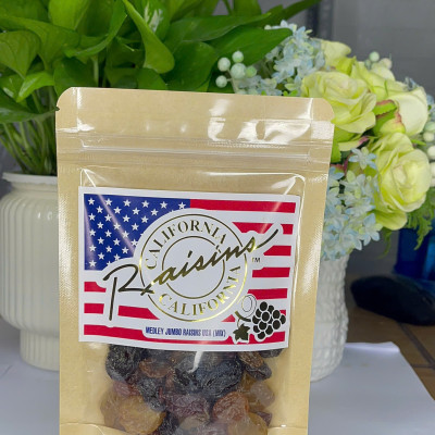 Nho Khô Không Đường 3 Màu Ngọt Tự Nhiên Hàng Mỹ 