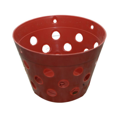 Chậu nhựa trồng lan giả gốm phi 12 cm