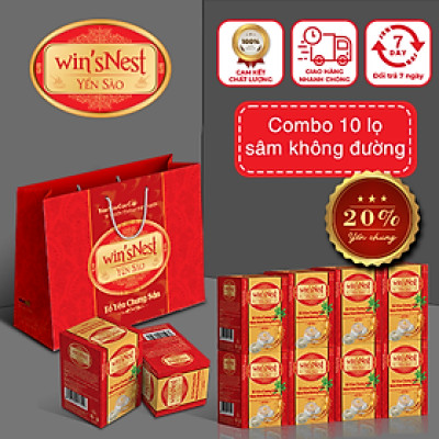 Combo 10 lọ Yến Sào Win