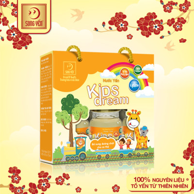 Nước Yến Dành Cho Trẻ Em Kids Lysine - Yến Sào Song Yến (Lốc 6 Lọ x 70ml)