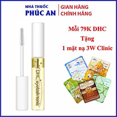 Tinh chất dưỡng mi Eyelash Tonic DHC Nhật Bản 6.5ml ngừa gãy rụng, giúp mi dài, chắc khoẻ