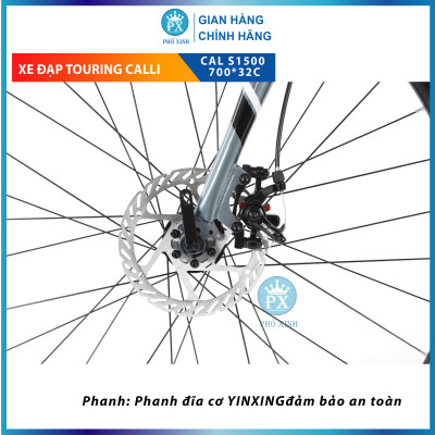 XE ĐẠP ĐƯỜNG PHỐ TOURING CALLI S1500 700C