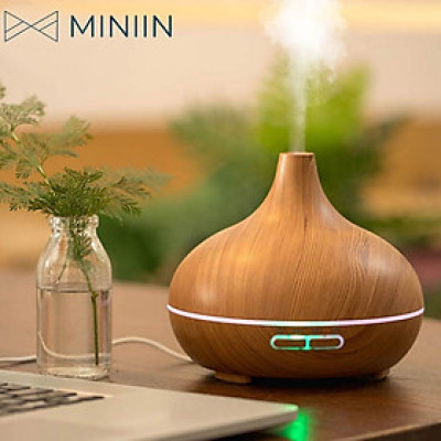 Máy Xông Tinh Dầu Cao Cấp Bầu Tiên Sang Trọng Siêu Âm 550ml - Giúp Khuếch Tán Tỏa Hương Thơm Phòng Ngủ- Nhà Hàng-Khách Sạn- Spa- Tặng Kèm Điều Khiển - Hàng Chính Hãng MINIIN