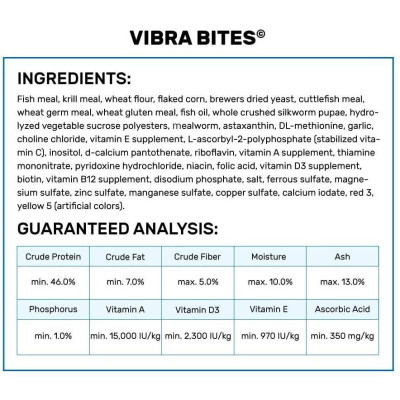 Thức ăn HIKARI VIBRA BITES - Thức ăn cao cấp cho cá Đĩa -Thần Tiên -Phượng Hoàng - Cá nhiệt đới - Cám HIkari
